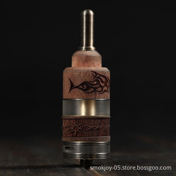 Smokjoy newest arrival n fire La3 wooden atomizer in stock fast shipping